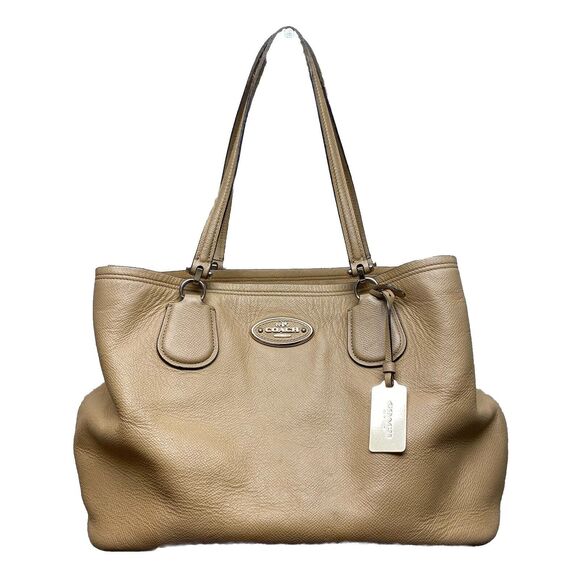 COACH Crossgrain Leather "KITT" Carryall Designer Shoulder Bag - Picture 1 of 13